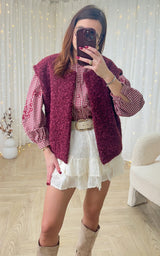 Chemise ENYA - bordeaux