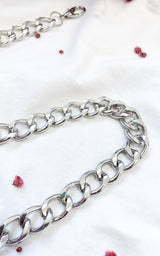 Ceinture chaîne argenté "Cino"
