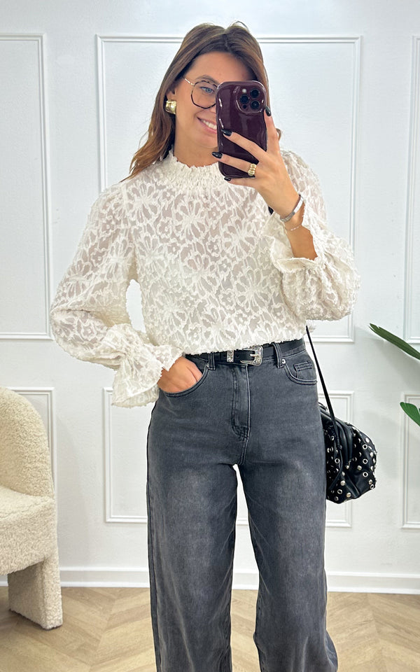 Blouse CASSIANDRE - écru
