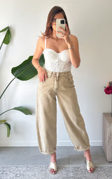 Jeans ballon ORVIETO - beige