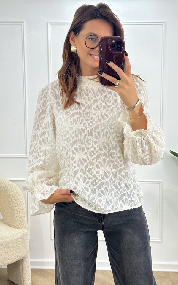 Blouse CASSIANDRE - écru