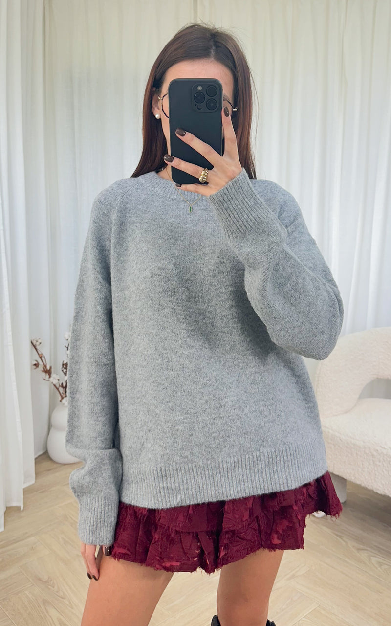 Pull oversize KARINE - gris