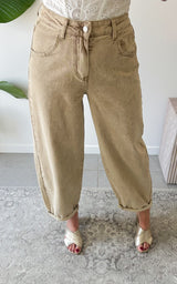 Jeans ballon ORVIETO - beige