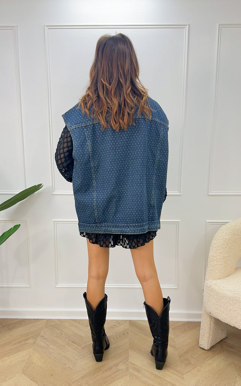 Veste sans manches ALIX - pois