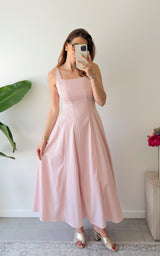 Robe longue OCIEDO - rose