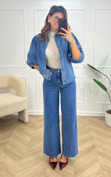 Chemise jeans AMURY - bleu