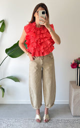 Top froufrou SIENA - rose