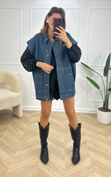 Veste sans manches ALIX - pois