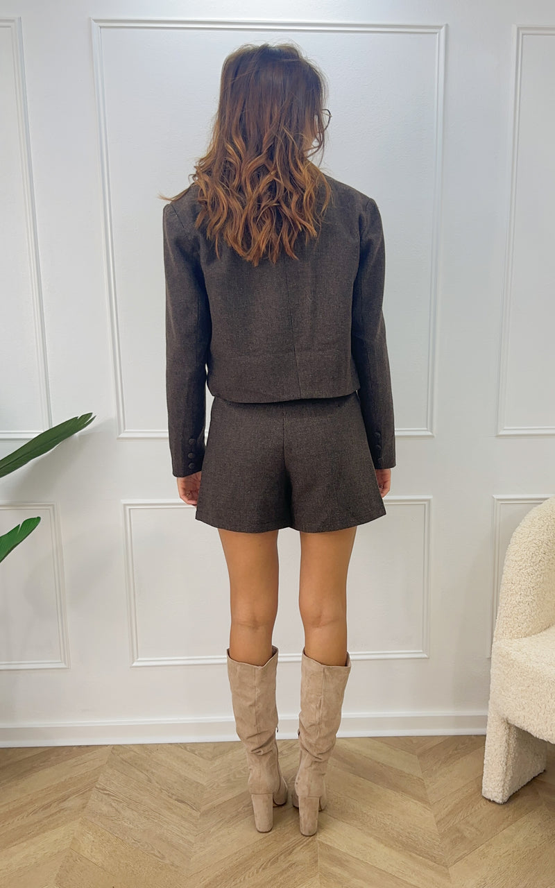 Veste MAVIE - chocolat