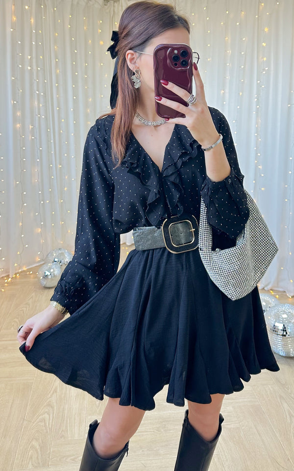 Blouse STARLIGHT - noir