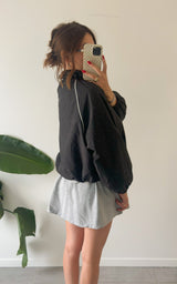 Veste à carreaux NINE - noir et blanc