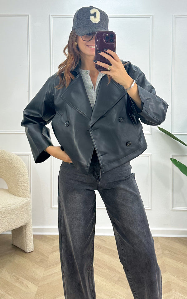 Veste simili YSIA - noir