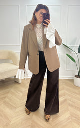 Blazer ALOISE - marron