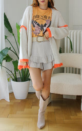 T-shirt orange "Even"