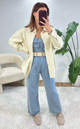 Chemise en jeans HAIAU - écru