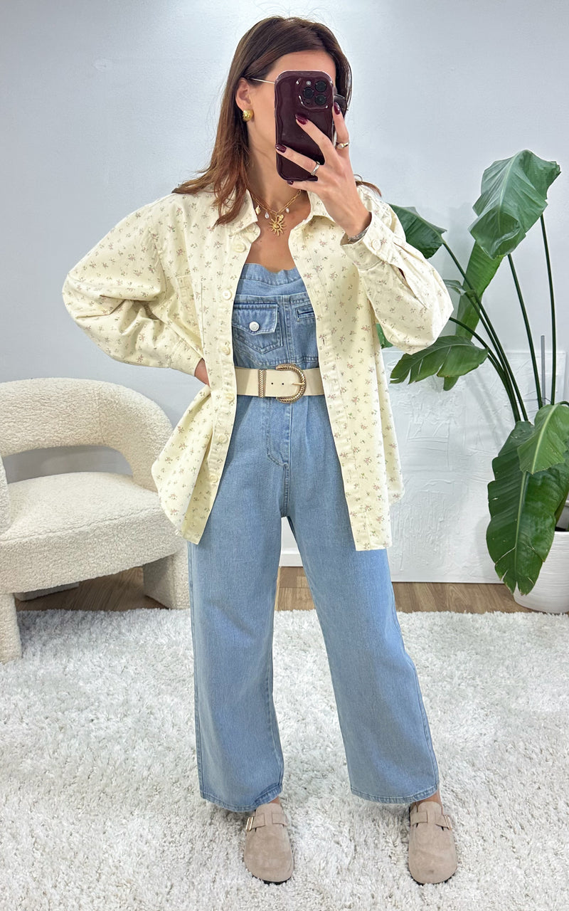 Chemise en jeans HAIAU - écru