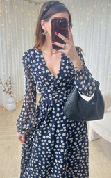 Robe longue OPHELIA - bleu