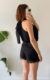 Short dentelle MALAGA - noir