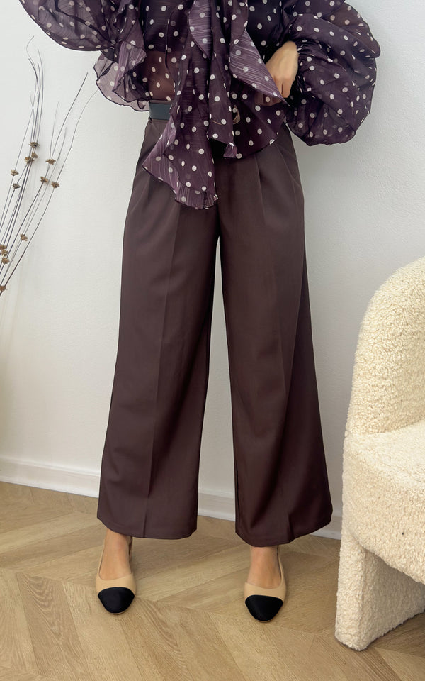 Pantalon SASHA - marron