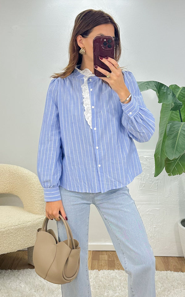 Chemise ANTOINETTE - bleu