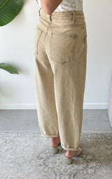Jeans ballon ORVIETO - beige