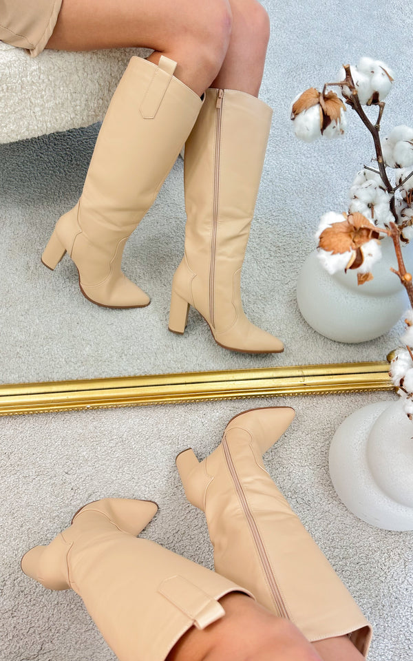 Bottes MARINA - beige