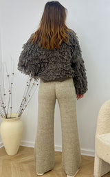Pantalon maille TALIA - beige 🇮🇹