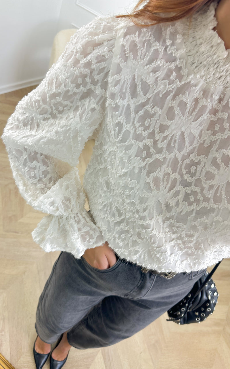 Blouse CASSIANDRE - écru