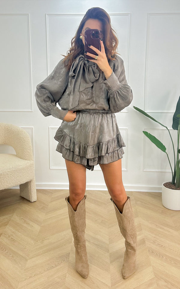Blouse ADELIA - taupe 🇮🇹