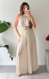 Combinaison plissée LIO - beige 🇮🇹