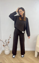 Pantalon PALOMA - chocolat