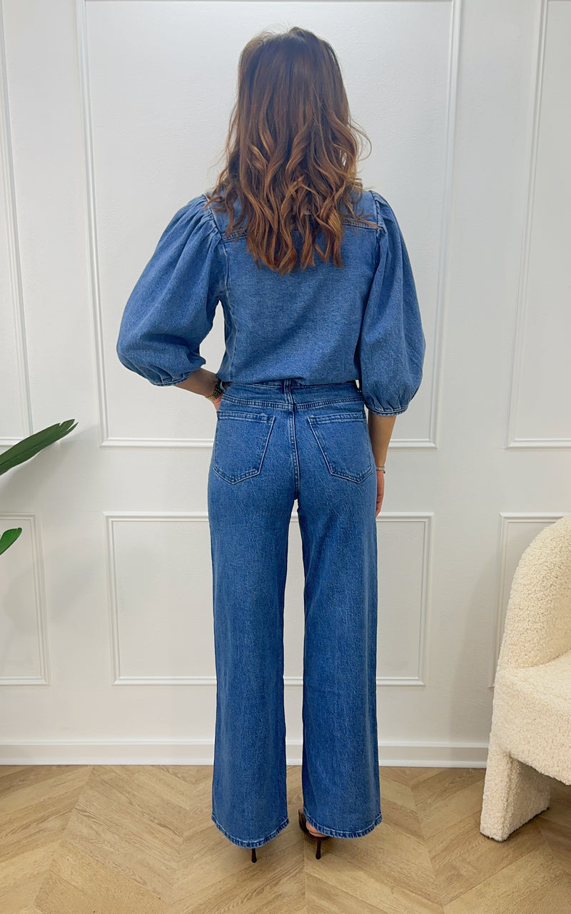 Chemise jeans AMURY - bleu