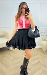 Gilet SOHANNIS - rouge et rose 🇮🇹