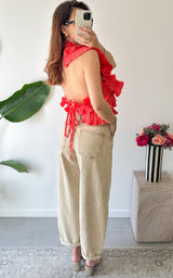 Top froufrou SIENA - rose