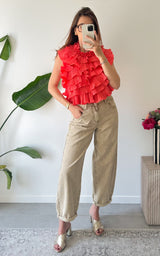Top froufrou SIENA - rose