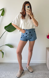 Short en jeans MONTEROSSO - bleu