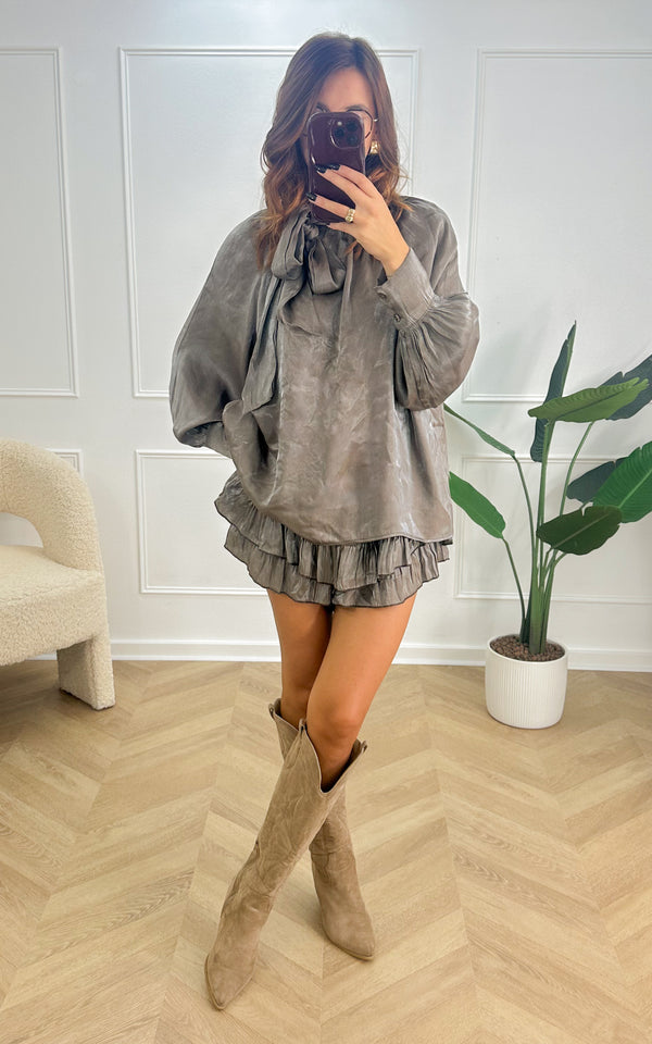 Blouse ADELIA - taupe 🇮🇹