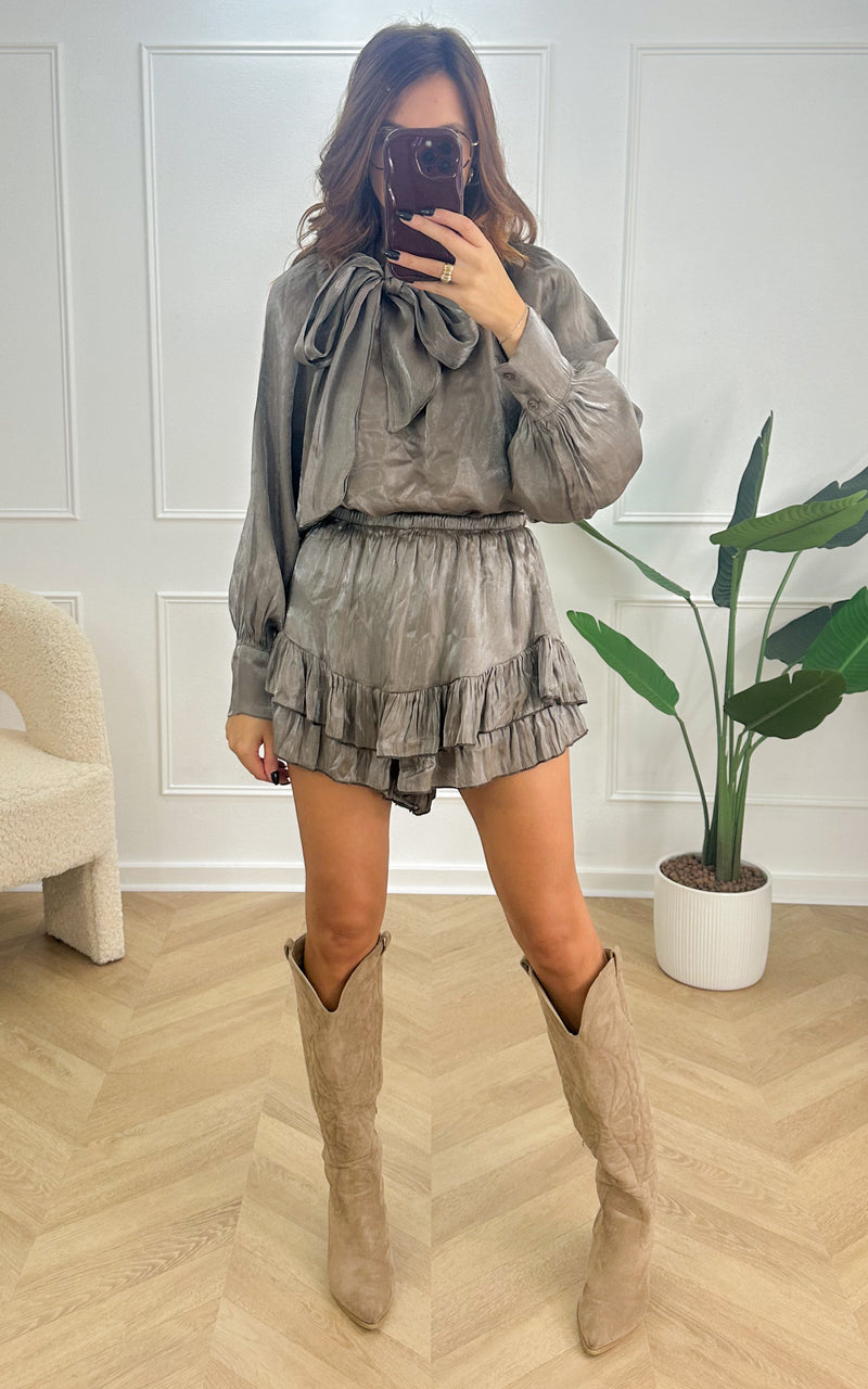 Blouse ADELIA - taupe 🇮🇹