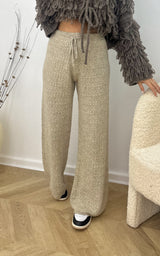 Pantalon maille TALIA - beige 🇮🇹