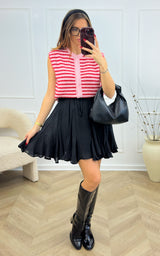 Gilet SOHANNIS - rouge et rose 🇮🇹