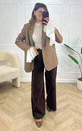 Blazer ALOISE - marron