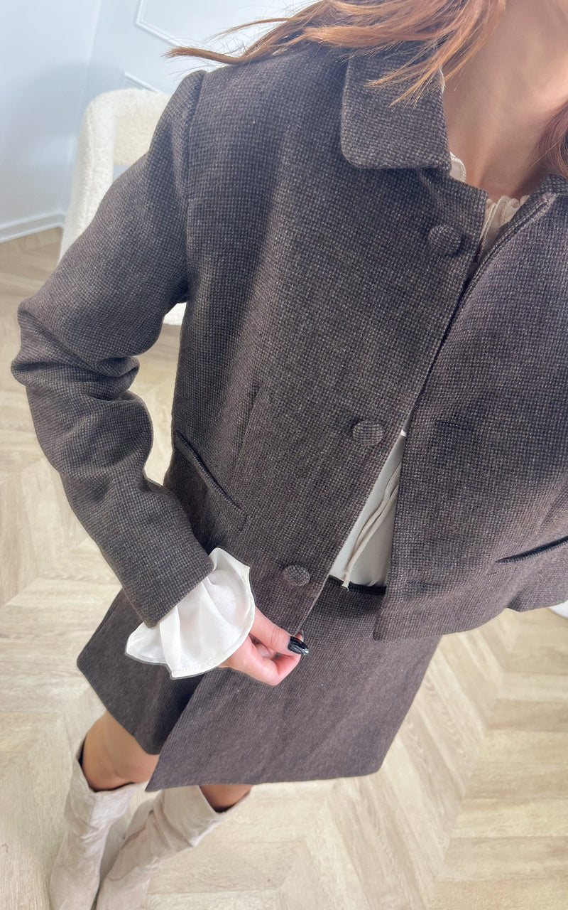Veste MAVIE - chocolat