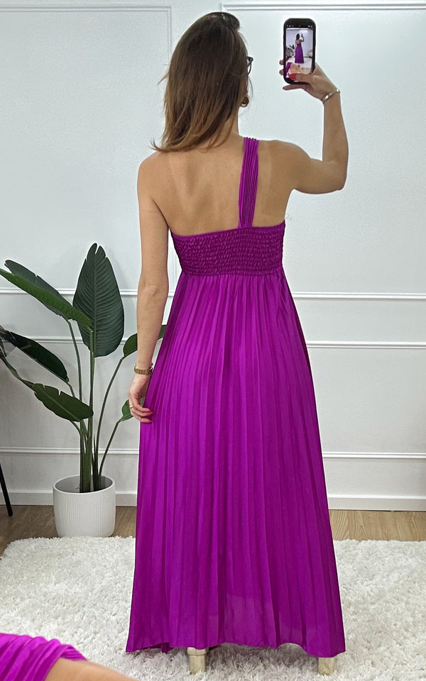 Robe longue ELOWEN - magenta 🇮🇹