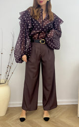 Pantalon SASHA - marron