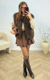 Gilet DANAE - chocolat 🇮🇹