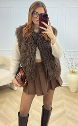 Gilet DANAE - chocolat 🇮🇹