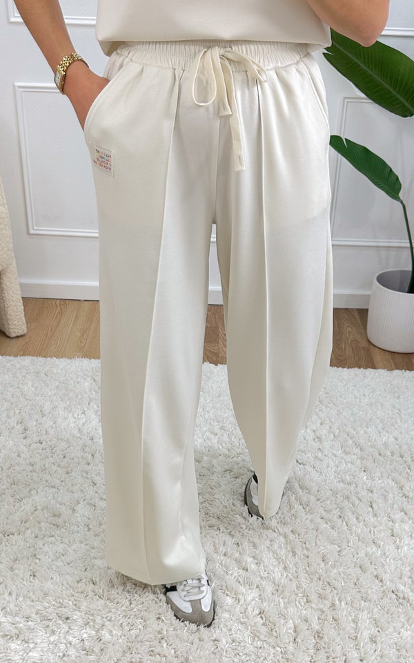 Pantalon jogging VIO - écru