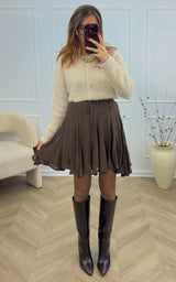 Jupe L'INDISPENSABLE - chocolat