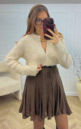 Jupe L'INDISPENSABLE - chocolat