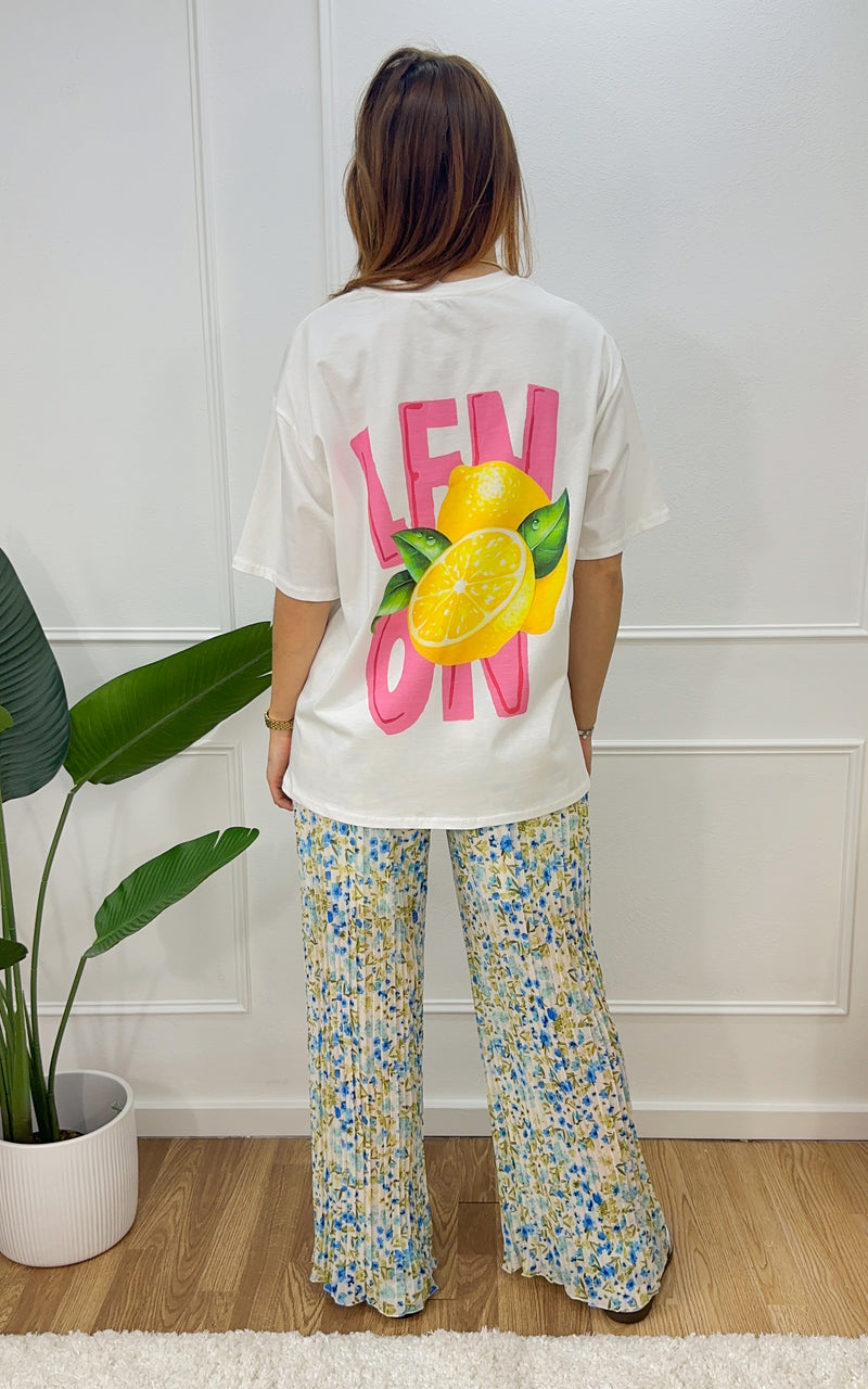 T-shirt CITRUS - blanc 🇮🇹